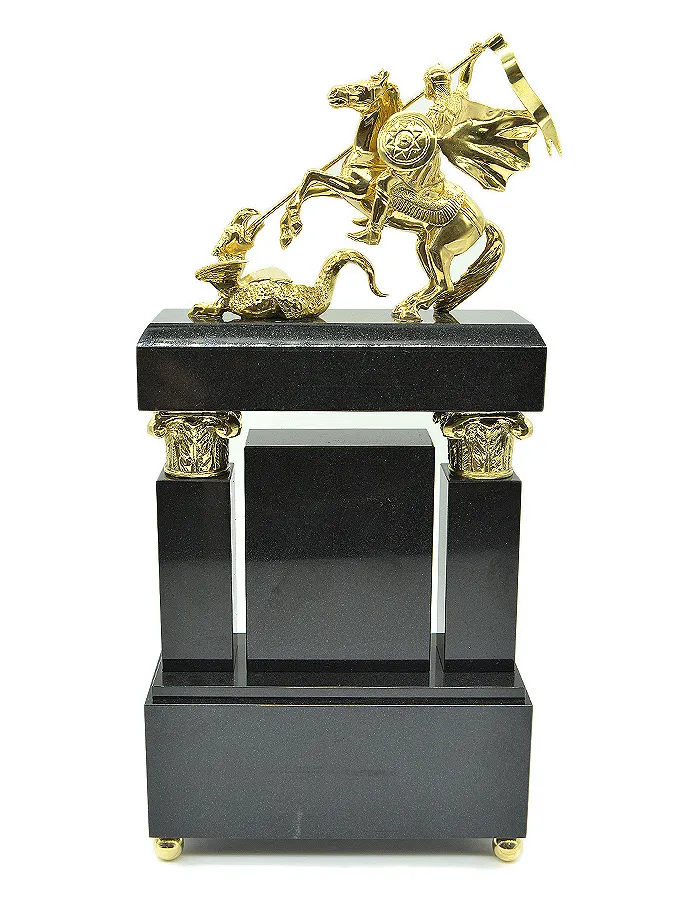 Часы каминные "Георгий Победоносец"